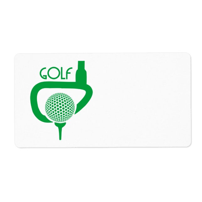 Golf Label (Front)