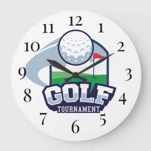 Golf Large Clock