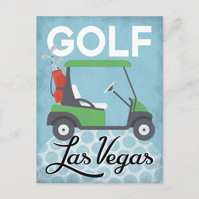Golf Las Vegas Nevada - Retro Vintage Travel Postcard (Front)