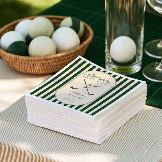 Golf "Last Swing before the Ring" Bridal Napkins