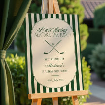 Golf "Last Swing before the Ring" Bridal Welcome