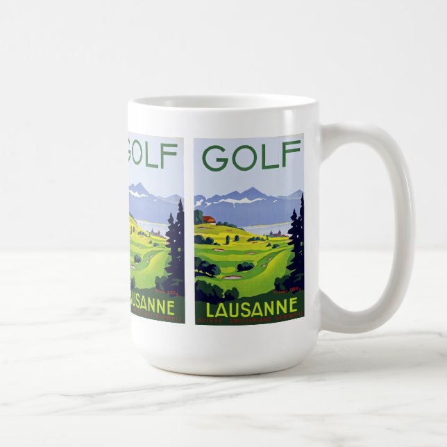 Golf ~ Lausanne Coffee Mug (Right)