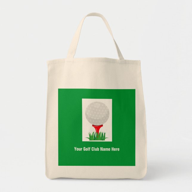 "Golf League" Customized Golf Tote Bag (Front)