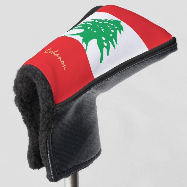 Golf Lebanon & Lebanese Flag /Golf Clubs Covers (3/4 Front)