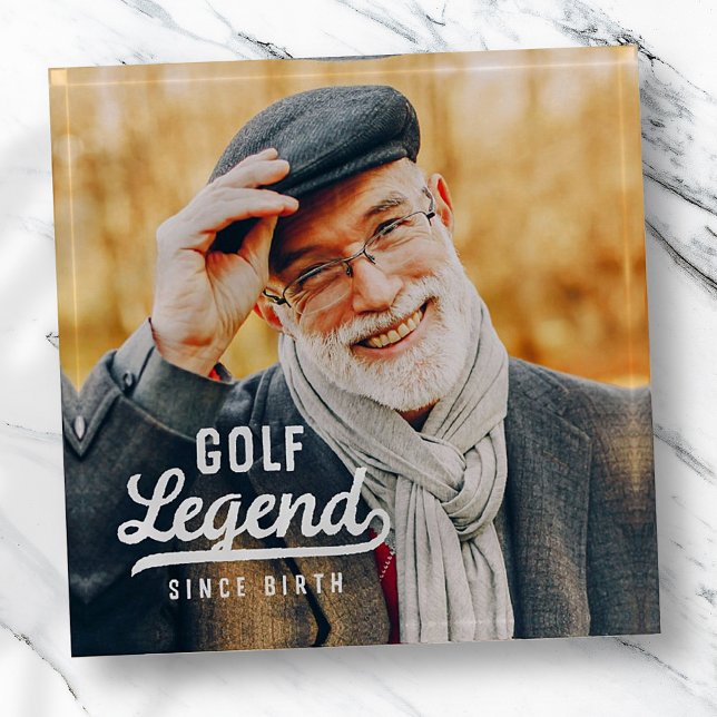 Golf Legend Since Birth Funny Modern Vintage Paperweight (Creator Uploaded)