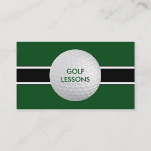 Golf Lessons Business Cards