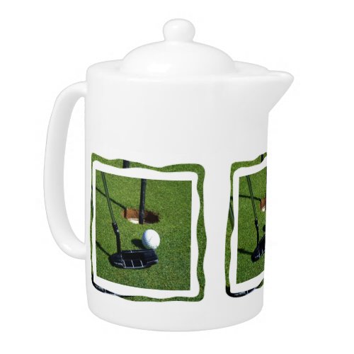 Golf Lets Make Par Teapot