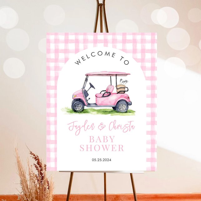 Golf Let's Par-Tee Baby Shower Welcome Sign (Creator Uploaded)