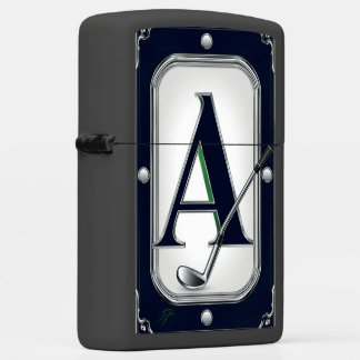 ⛳ Golf Letter A Gift For Him 🎯 Zippo Lighter