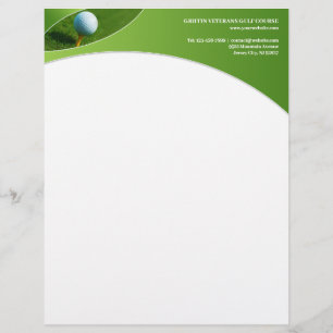 Golf Letterhead