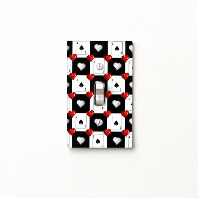 Golf Light Switch Cover Ace Cards (In Situ)