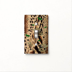 Golf Light Switch Cover Alligator, Snakes, Leopard