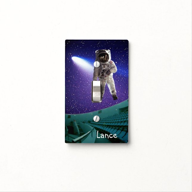 Golf Light Switch Cover Astronaut (In Situ)
