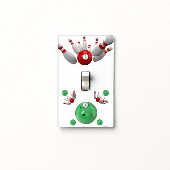 Golf Light Switch Cover Bowling (In Situ)