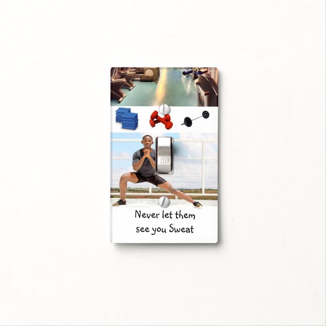 Golf Light Switch Cover Gym (In Situ)