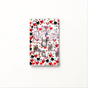 Golf Light Switch Cover Queen Hearts