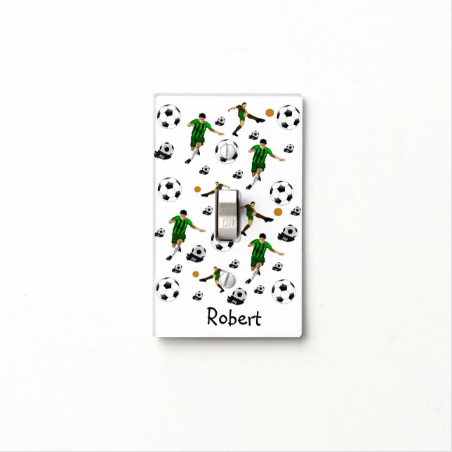 Golf Light Switch Cover Soccer (In Situ)