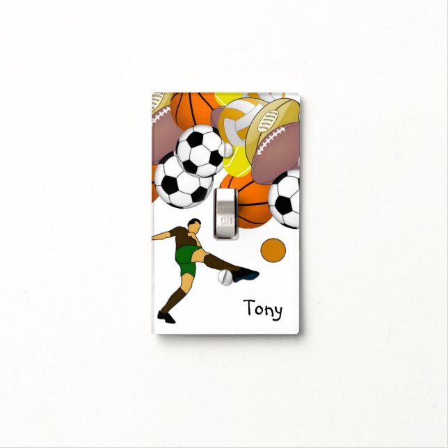 Golf Light Switch Cover Sports (In Situ)