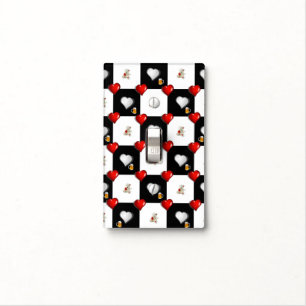 Golf Light Switch Cover White Teddy Bear Beer