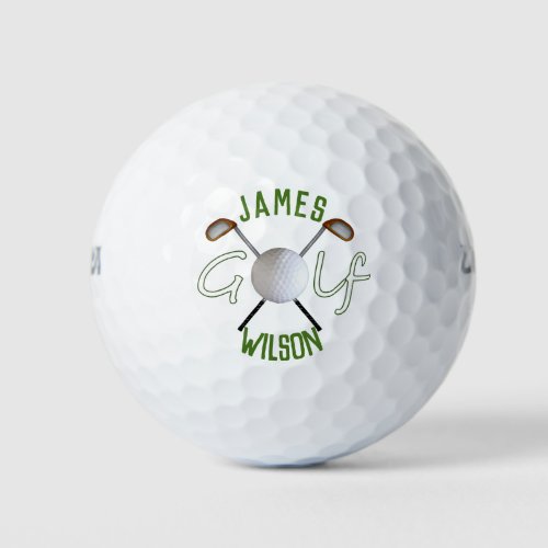 Golf Logo Custom Golf Balls