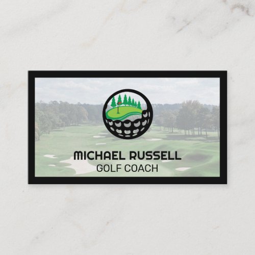 Golf Logo  Golf Course Business Card