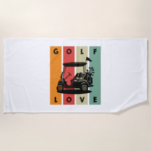 Golf-Love Beach Towel