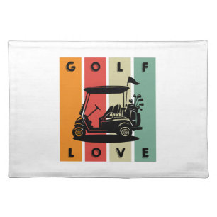 Golf-Love Cloth Placemat