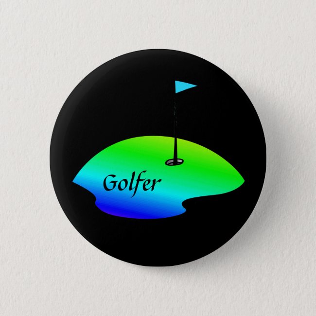 Golf Lover Button