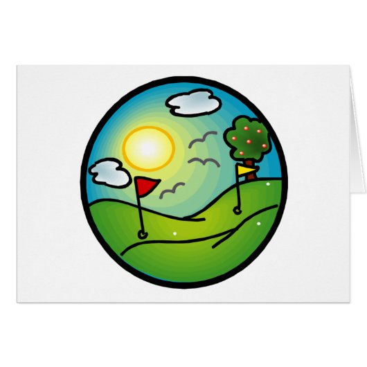 Golf Lover Cards (Front Horizontal)