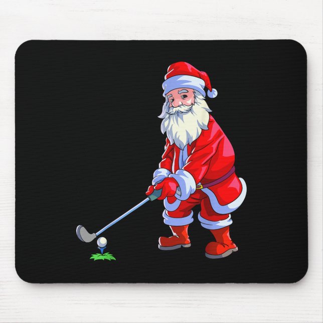 Golf Lover Christmas Shirt Men Golf Club Golfing S Mouse Pad (Front)