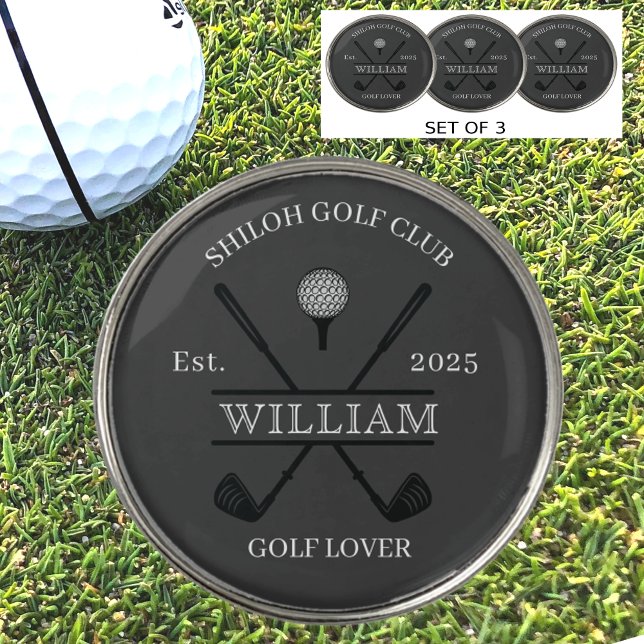 Golf Lover Cross Club Ball Marker (Creator Uploaded)