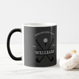 Golf Lover Cross Club Name Color Morph Mug