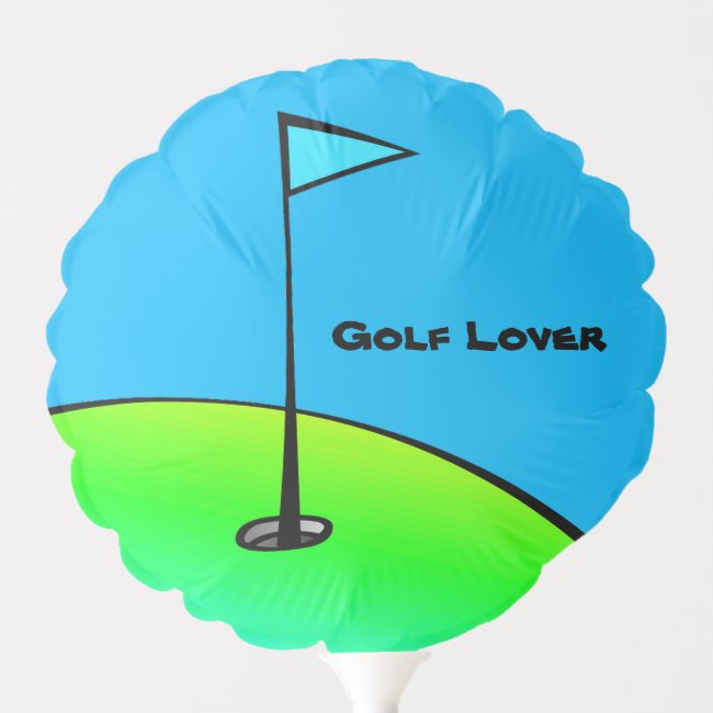 Golf Lover Festive Balloon