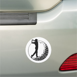 Golf Lover, Golfer Car Magnet