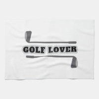 Golf lover kitchen towel