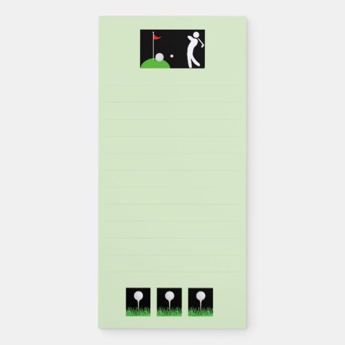 Golf Lover Magnetic Notepad