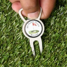 Golf Lover My Happy Place Bottle Opener