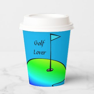 Golf Lover Paper Cups