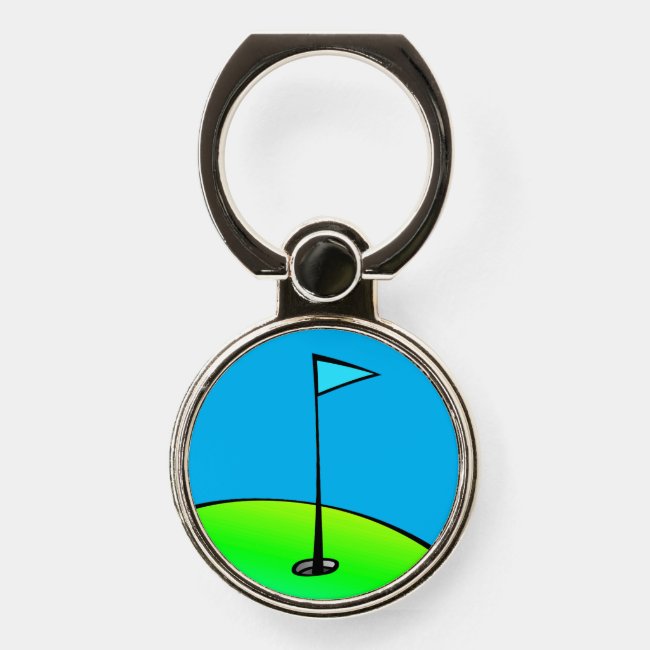 Golf Lover Phone Ring Holder