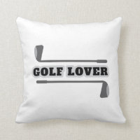 Golf lover pillow for golfers