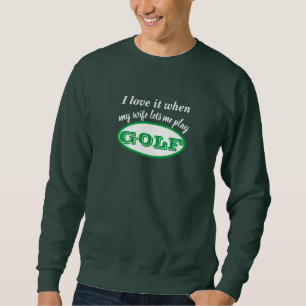 Golf Lover Sweatshirt Gift Idea - Vacation Holiday