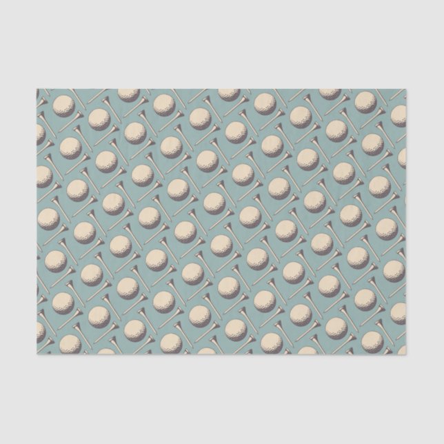 Golf Lover (vintage) Tissue Paper (Front)