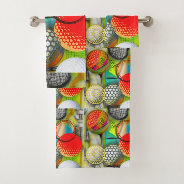 Golf Lovers Bath Towel Set (Insitu)
