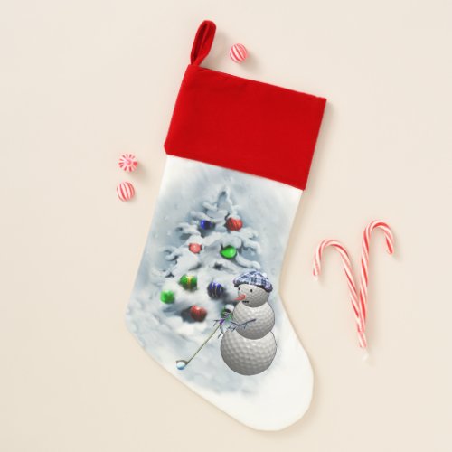 Golf Lovers Christmas Christmas Stocking