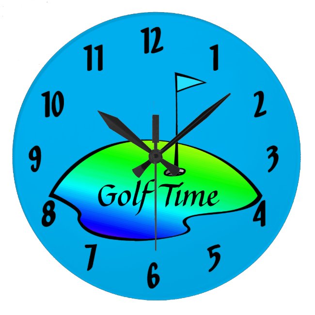 Golf Lovers Clock
