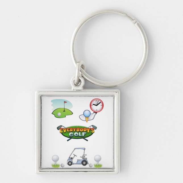 Golf lovers key chain! keychain (Front)
