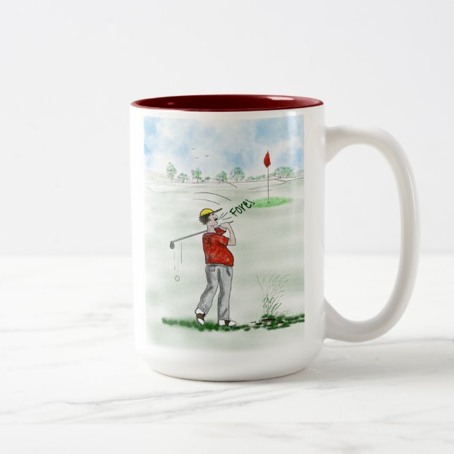 Golf Lovers Mug (Right)
