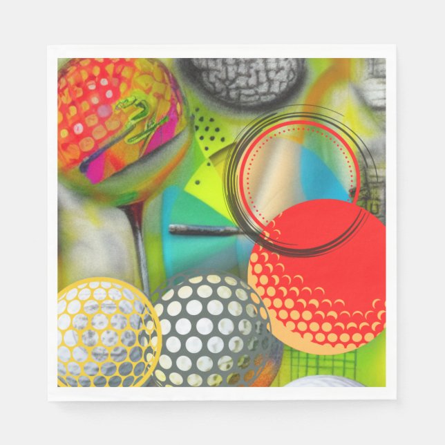 Golf Lovers Napkins (Front)