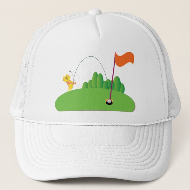 Golf Lovers:: Tiger Trucker Hat (Front)