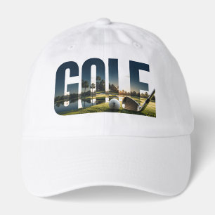 Golf Luxury Resort Editorial Sports Graphic Hat